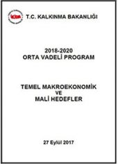 2018-2020 Temel Makro Ekonomik Mali Hedefler