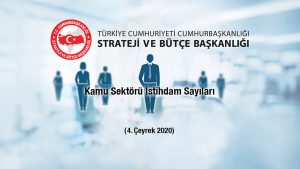 Kamu Sektörü İstihdam Sayıları 2020 4. Çeyrek