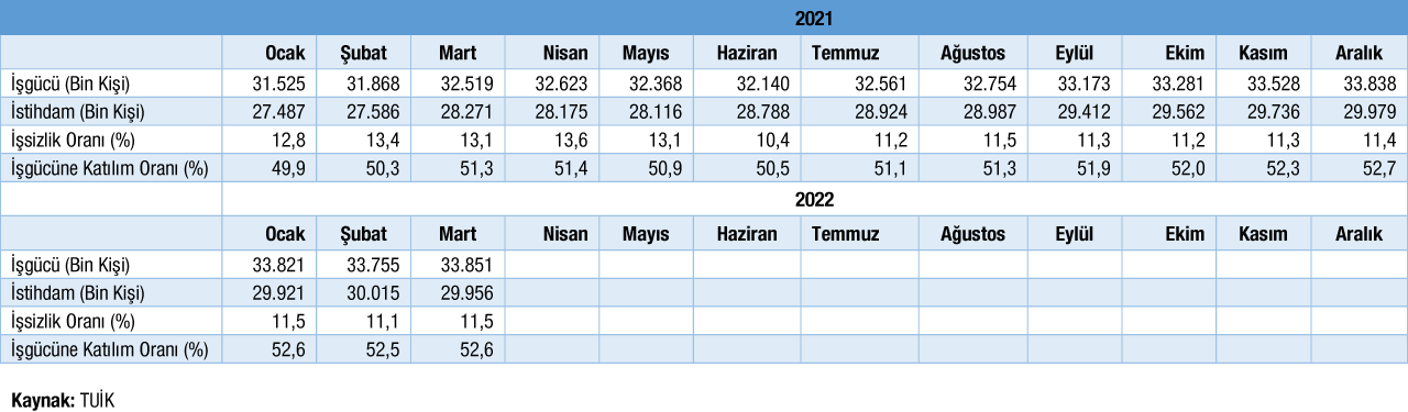 Temel Isgucu Gosterge Tablo 11052022